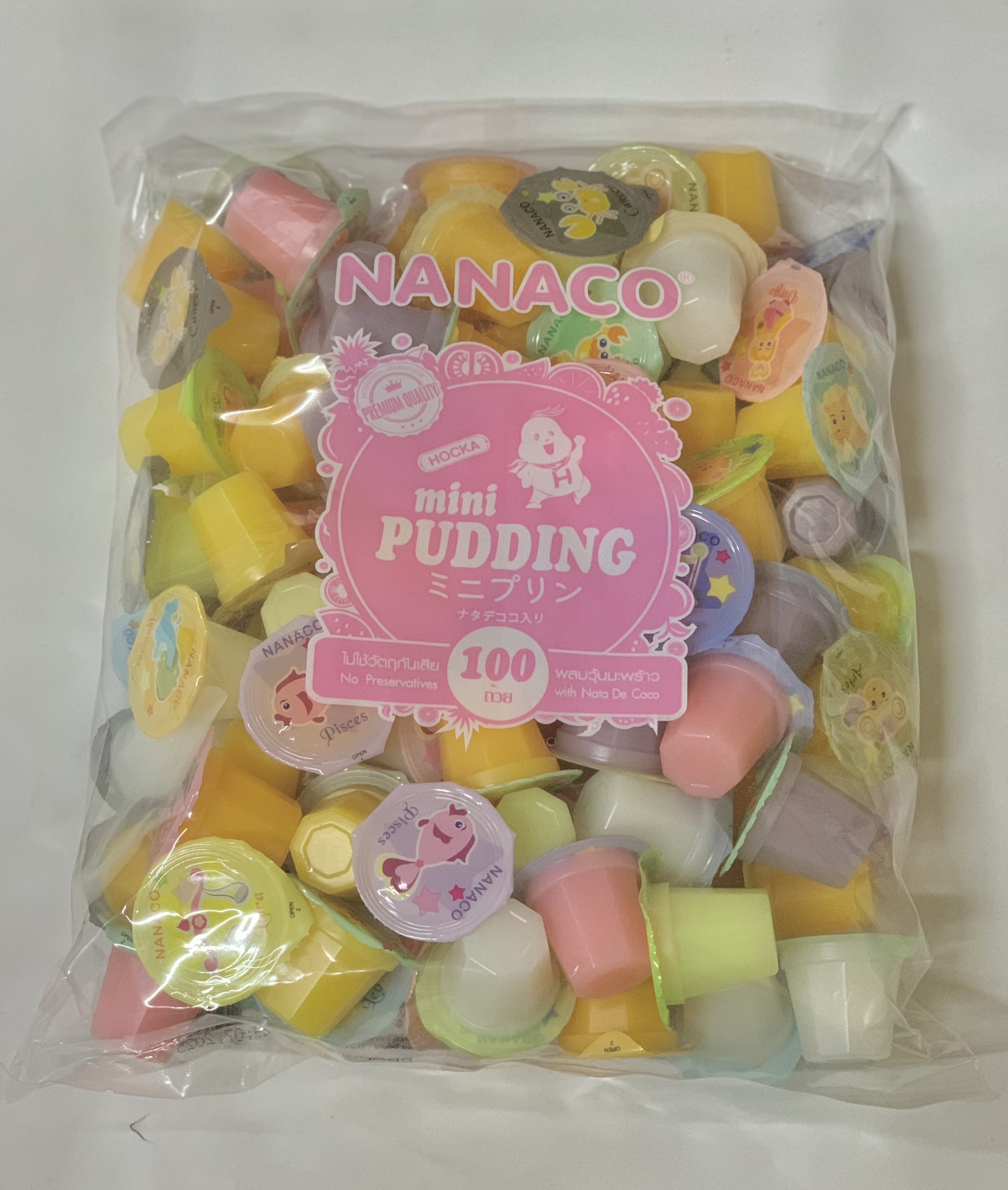 Thạch Nanaco trái cây Mini Pudding gói 1,5kg